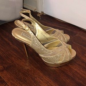 Gold Prom/Pageant Heels